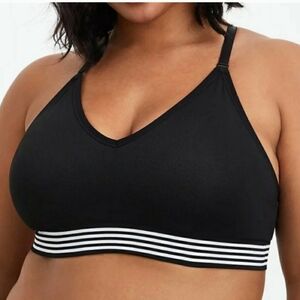 Torrid Curve Racerback Seamless Padded Bralette sz 4
